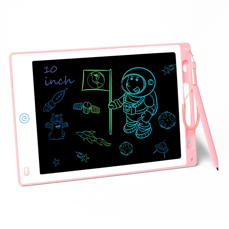 Vicloon Tablette d'écriture LCD Colorée,Tablette Dessin Enfant 10 Pouces avec Stylo Ardoise Magique Tableau Portable pour l'écri Vicloon Tablette d'écriture LCD Colorée,Tablette Dessin Enfant 10 Pouces avec Stylo Ardoise Magique Tableau Portable pour l'écri