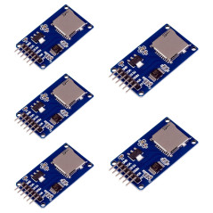ANGEEK 5 pièces Micro SD SPI Reader Module Mémoire TF Carte Shield Module Compatible avec Arduino
