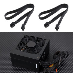 The Lord of the Tools Câble Adaptateur d'alimentation CPU 8 Broches Mâle vers CPU 8 Broches (4+4 Détachables) Mâle EPS-12V pour