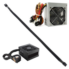 The Lord of the Tools Câble Adaptateur d'alimentation CPU 8 Broches Mâle vers CPU 8 Broches (4+4 Détachables) Mâle EPS-12V pour 