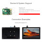Waveshare 4.3 Pouces Écran Tactile DSI LCD avec Étui pour Raspberry Pi 4B, 800 × 480 Résolution Moniteur IPS Capacitif Écran Sup Waveshare 4.3 Pouces Écran Tactile DSI LCD avec Étui pour Raspberry Pi 4B, 800 × 480 Résolution Moniteur IPS Capacitif Écran Sup