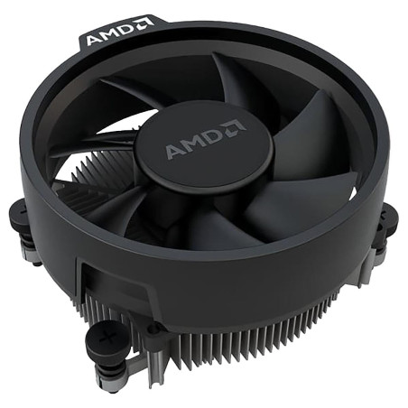 AMD Wraith Stealth Socket AM4 Refroidisseur de processeur à 4 broches avec dissipateur thermique en aluminium et ventilateur de