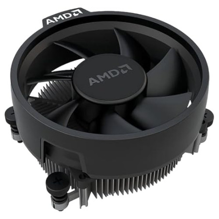 AMD Wraith Stealth Socket AM4 Refroidisseur de processeur à 4 broches avec dissipateur thermique en aluminium et ventilateur de
