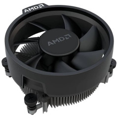 AMD Wraith Stealth Socket AM4 Refroidisseur de processeur à 4 broches avec dissipateur thermique en aluminium et ventilateur de 