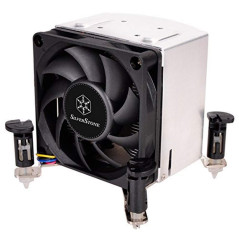 SilverStone SST-AR10-115XP - Argon Ventilateur de processeur 3 Caloducs en contact direct, 70mm PWM, Intel