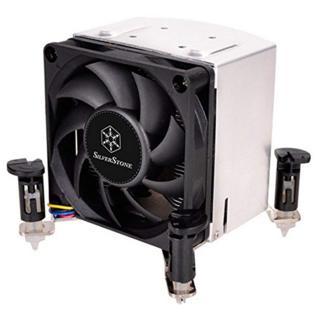 SilverStone SST-AR10-115XP - Argon Ventilateur de processeur 3 Caloducs en contact direct, 70mm PWM, Intel