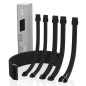 EZDIY-Fab Sleeved Cable - Rallonge de câble pour l'alimentation avec Manchon Extra-Large 24 Broches 8 Broches 6 pin 4+4 Broches EZDIY-Fab Sleeved Cable - Rallonge de câble pour l'alimentation avec Manchon Extra-Large 24 Broches 8 Broches 6 pin 4+4 Broches
