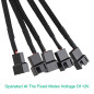 Molex 4 Broches vers 5 x 3 Broches / 4 Broches PMW 12V Câble Adaptateur d'alimentation du Ventilateur du boîtier du PC, 3 Broche Molex 4 Broches vers 5 x 3 Broches / 4 Broches PMW 12V Câble Adaptateur d'alimentation du Ventilateur du boîtier du PC, 3 Broche