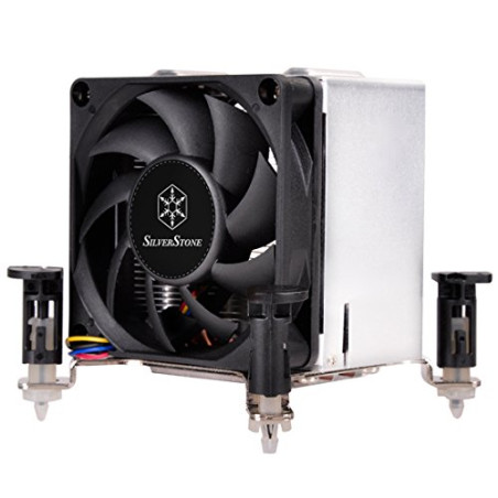 SilverStone SST-AR10-115XP - Argon Ventilateur de processeur 3 Caloducs en contact direct, 70mm PWM, Intel