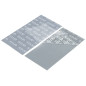 Gelid Solutions GP-Extreme 80x40x1.5mm (2pcs)-Pads Thermiques 12W-Excellente Conduction Thermique-Comble les Espaces Idéal Insta