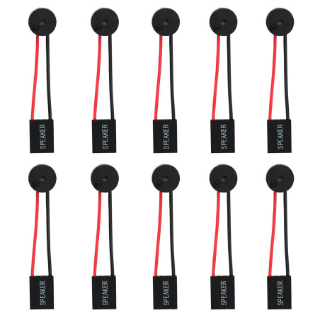 ICQUANZX PC Carte mère Interne Haut-Parleur Piezo BIOS Alarme Buzzer pour Arduino Computer Case DIY (Pack de 10)
