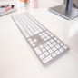 CHERRY KC 6000 Slim, Clavier au Design Ultra-Plat, Disposition française (AZERTY) Filaire (Port USB-A), Touches silencieuses, Ma CHERRY KC 6000 Slim, Clavier au Design Ultra-Plat, Disposition française (AZERTY) Filaire (Port USB-A), Touches silencieuses, Ma