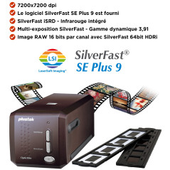 Plustek OpticFilm 8300i SE - Scanner à Rayures et Diapositives négatives de 35 mm avec Augmentation de la Vitesse de numérisatio