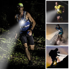 Suptig Running Light, 3 Modes de luminosité, Batterie Au Lithium Rechargeable Intégrée De 2600 mAh, A Une Lumière Rouge sur Le D