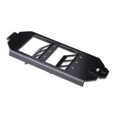 DIGITUS Support pour boîtier encastrable - Pour 6 modules Keystone - Compatible OBO Bettermann, Ackermann - Sortie à 45° - Métal