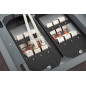 DIGITUS Support pour boîtier encastrable - Pour 6 modules Keystone - Compatible OBO Bettermann, Ackermann - Sortie à 45° - Métal DIGITUS Support pour boîtier encastrable - Pour 6 modules Keystone - Compatible OBO Bettermann, Ackermann - Sortie à 45° - Métal