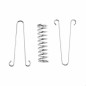Boucle Ressort Tension Fixation Store - Voile D'ombrage Fixations Accessoires en Acier Inoxydable avec 4 Ressorts HéLicoïdaux 8 Boucle Ressort Tension Fixation Store - Voile D'ombrage Fixations Accessoires en Acier Inoxydable avec 4 Ressorts HéLicoïdaux 8