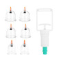 Marvellous Ventouses Thérapeutiques, Kit de 6 Grandes Ventouses Thérapeutiques Ventouses Dos, Ventouse Massage Kiné Anti Celluli