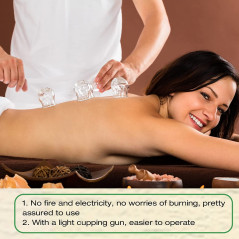 Marvellous Ventouses Thérapeutiques, Kit de 6 Grandes Ventouses Thérapeutiques Ventouses Dos, Ventouse Massage Kiné Anti Celluli