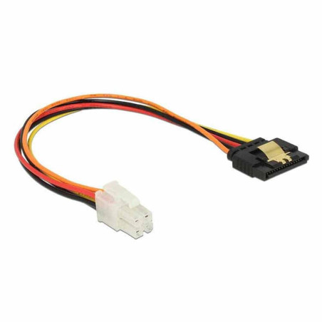 DELOCK 85519 CABLE P4 4PIN M SATA 15PIN H 0.20M