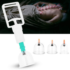 Marvellous Ventouses Thérapeutiques, Kit de 6 Grandes Ventouses Thérapeutiques Ventouses Dos, Ventouse Massage Kiné Anti Celluli
