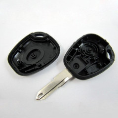 Clé Plip Compatible avec Renault Clio Laguna Megane Twingo Safrane 1 Bouton pour Pile CR2016 Coque @Pro-Plip
