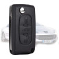 3 Boutons Coque de Commande clé de Voiture pour Peugeot 407/407 SW