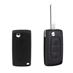 3 Boutons Coque de Commande clé de Voiture pour Peugeot 407/407 SW