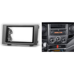 Sound-way Façade Cadre de Radio Adaptateur Autoradio 2 DIN pour IVECO Daily