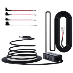VANTRUE Kit de câblage USB-C réglable avec 2 étapes pour Dashcam N5 / N4 / E3/E2/E1 / N2S / N2 Pro /X4S, 12V / 24V à 5V, Porte-f