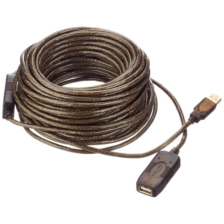 DeLOCK 20m USB 2.0 câble USB Noir
