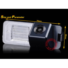 Navinio Caméra De Recul Couleur Vision Nocturne Voiture Camion pour replacement for New Beetle Polo V 6R PASSAT CC Golf VI MK4 M