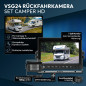 VSG Système de recul Haute définition 720p / Haute définition / 12-24 V / 120° & IP67 / très Grande robustesse / 3 entrées vidéo VSG Système de recul Haute définition 720p / Haute définition / 12-24 V / 120° & IP67 / très Grande robustesse / 3 entrées vidéo