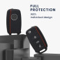 kwmobile Coque clé de Voiture Compatible avec VW Skoda Seat 3-Bouton Accessoire clé Voiture - Protection étui Souple en Silicone kwmobile Coque clé de Voiture Compatible avec VW Skoda Seat 3-Bouton Accessoire clé Voiture - Protection étui Souple en Silicone
