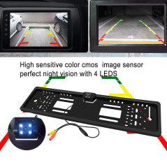 Caméra de recul de stationnement en Voiture, Angle de visualisation de 170 ° Système d'aide au stationnement en Marche arrière a