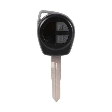 boitier clé bip Swift,Coque de clé à diance d'entrée sans clé, boîtier de clé à diance en plaique et en métal à 2 Boutons Replac