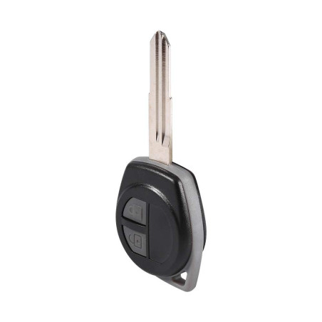 boitier clé bip Swift,Coque de clé à diance d'entrée sans clé, boîtier de clé à diance en plaique et en métal à 2 Boutons Replac
