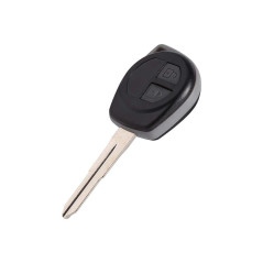 boitier clé bip Swift,Coque de clé à diance d'entrée sans clé, boîtier de clé à diance en plaique et en métal à 2 Boutons Replac