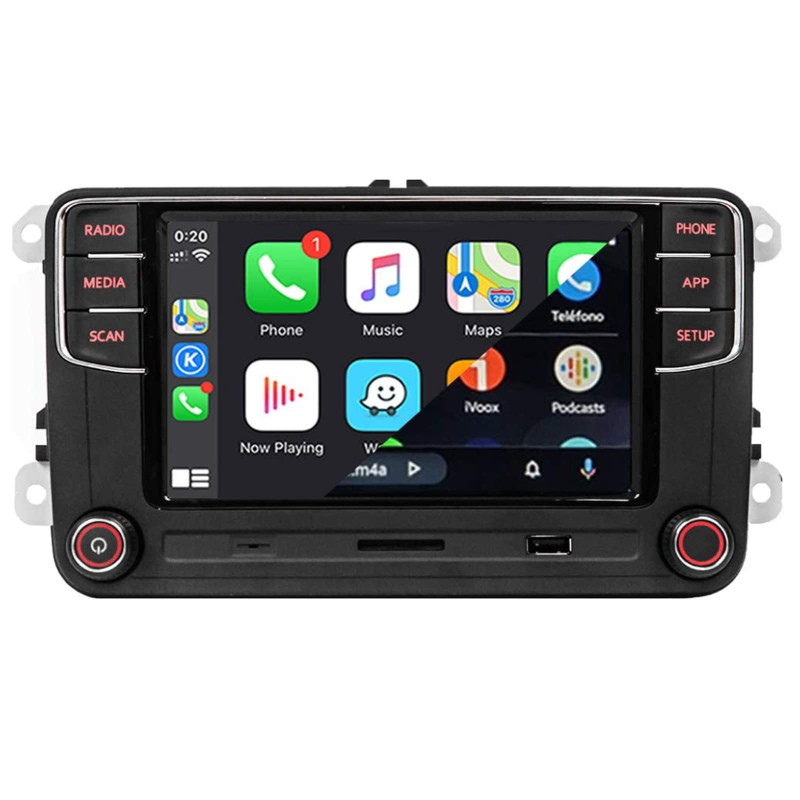 SCUMAXCON Autoradio RCD360 PROII RCD330 Carplay Android Auto Voiture 6.5" Écran Tactile 2DIN Bluetooth USB SD OPS pour Golf MK5 