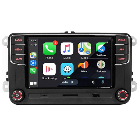 SCUMAXCON Autoradio RCD360 PROII RCD330 Carplay Android Auto Voiture 6.5" Écran Tactile 2DIN Bluetooth USB SD OPS pour Golf MK5