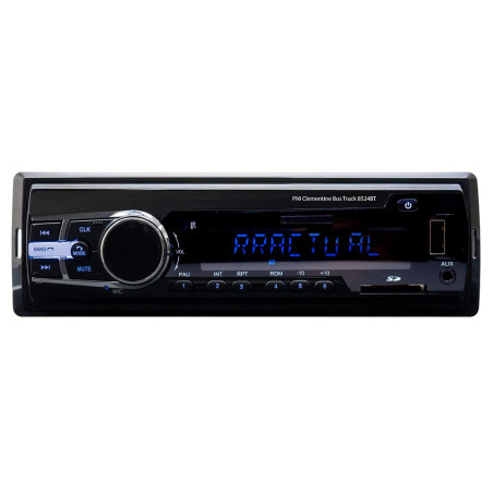 Radio MP3 Player Car PNI Clementine Bus Truck 8524BT 4x45w , RDS, 12V / 24V 1 DIN cu SD, USB, AUX, RCA SI Bluetooth 24 Volt