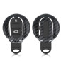 kwmobile Accessoire Clé de Voiture Compatible avec Mini Smart Key 3-Bouton - Coque de Protection en Plastique Rigide Carbone Noi kwmobile Accessoire Clé de Voiture Compatible avec Mini Smart Key 3-Bouton - Coque de Protection en Plastique Rigide Carbone Noi