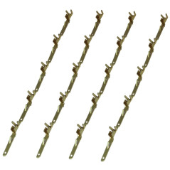AERZETIX: 20x Pins - Broches Mâles pour Connecteur Faisceau ISO QUADBLOCK Fiche Autoradio