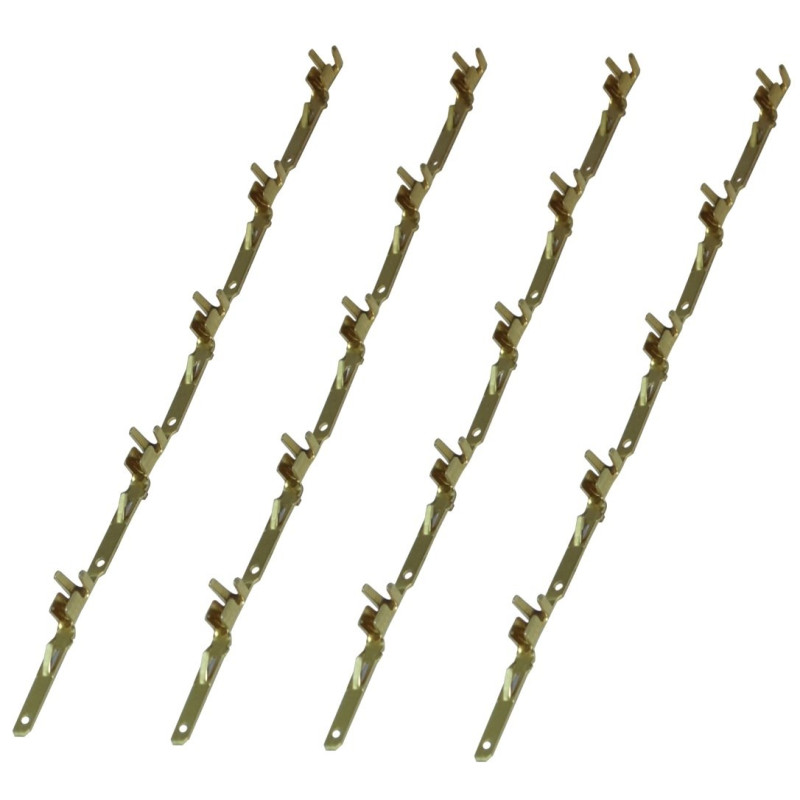 AERZETIX: 20x Pins - Broches Mâles pour Connecteur Faisceau ISO QUADBLOCK Fiche Autoradio