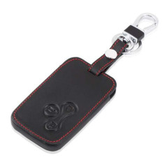 Happyit Housse de Clé de Voiture à Distance en Cuir Cas pour Renault Megane R.S. Scenic 3 Bouton Clé Intelligente de la Carte