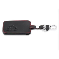 Happyit Housse de Clé de Voiture à Distance en Cuir Cas pour Renault Megane R.S. Scenic 3 Bouton Clé Intelligente de la Carte