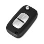 Coque Clé pour Renault Clio Kangoo Master Modus Trafic Twingo Wind -2 Boutons- Modèle avec Emplacement Pile-Plip télécommande Ph Coque Clé pour Renault Clio Kangoo Master Modus Trafic Twingo Wind -2 Boutons- Modèle avec Emplacement Pile-Plip télécommande Ph