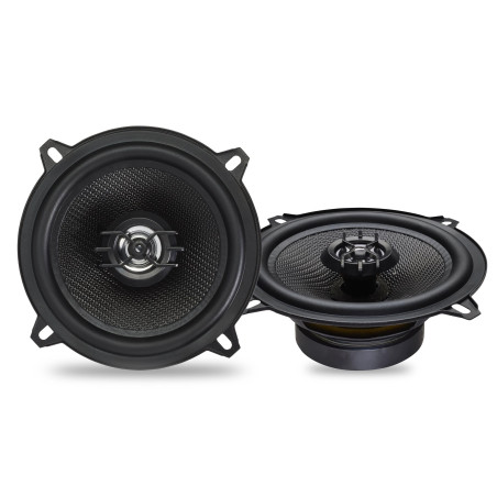 Caliber Haut Parleur Voiture - 2X Enceinte Voiture 100W - Haut Parleur coaxial 3 Voies - Matériel de Montage Inclus - Noir - 13 
