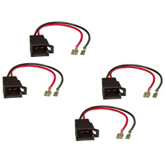 tomzz Audio 7103-002 Adaptateur de Haut-Parleur (Set de 4) sur DIN Compatible avec Dacia Opel Renault Seat Skoda Volvo VW