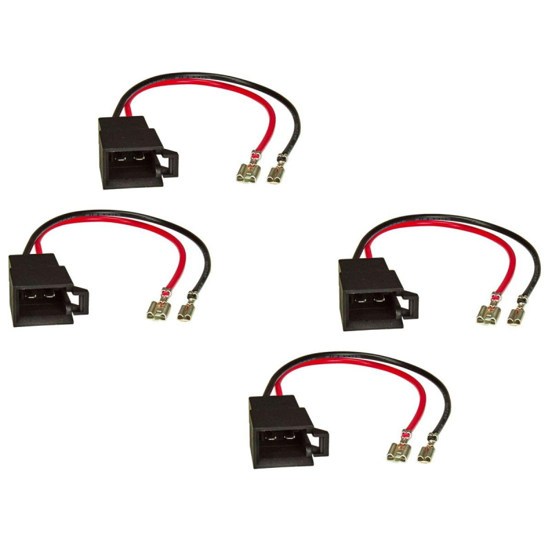 tomzz Audio 7103-002 Adaptateur de Haut-Parleur (Set de 4) sur DIN Compatible avec Dacia Opel Renault Seat Skoda Volvo VW